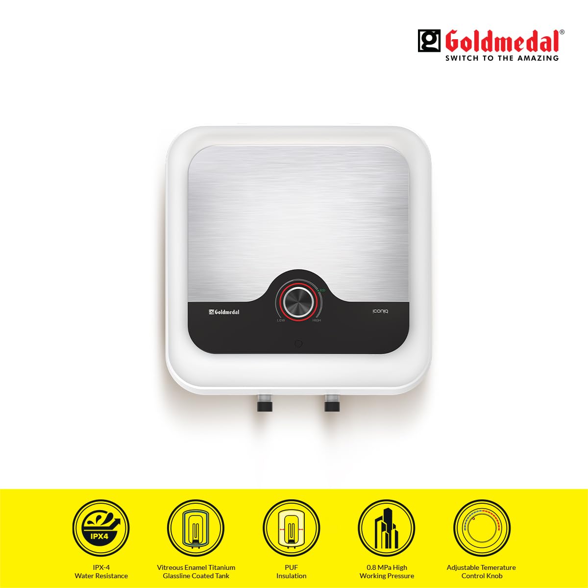 Goldmedal Iconiq 10 L 5 Star Storage Geysers_2