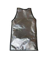 Aluminized Fiberglass 140 gsm Aprons 24 x 36 inch Silver_0