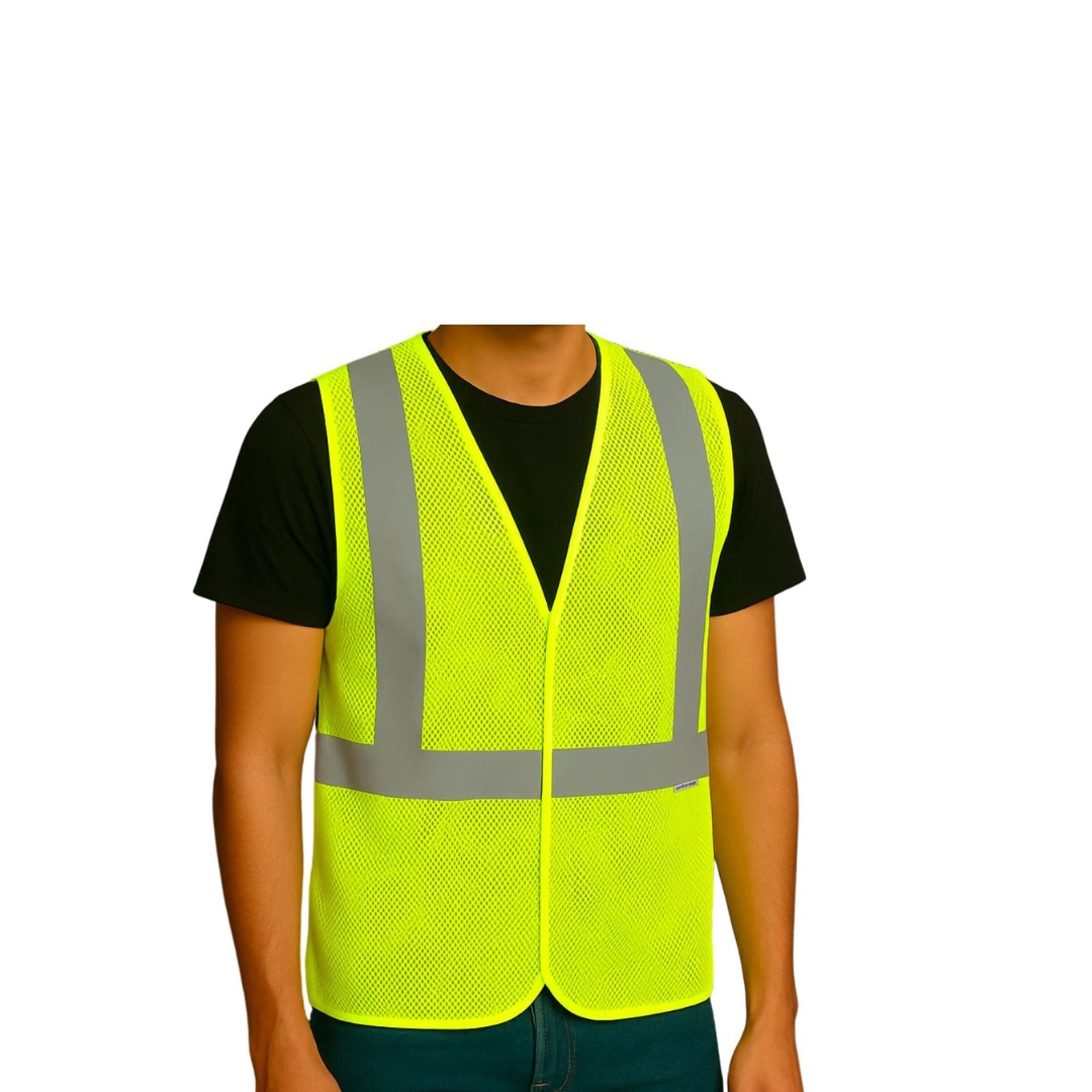 Uniformer Polyester Safety Jackets Free Size U-SJ1-003 Reflective Yellow_1