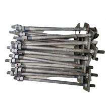 20 mm Mild Steel Foundation Bolts Straight 100 mm_0