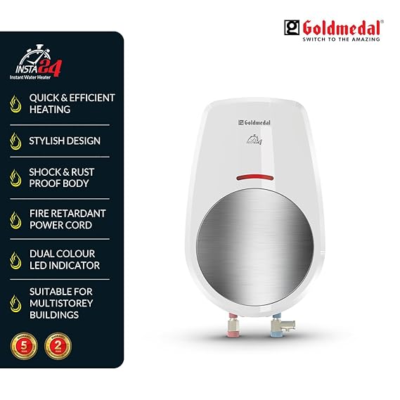Goldmedal Insta24 3 L Non Star Rated Instant Geysers_1