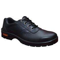 TIGER Lorex Leather Steel Toe Safety Shoes Black_0