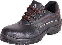 Bata Leather Steel Toe Safety Shoes Black_0