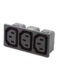 Elcom Nylon 10 A Outlet IEC Socket_0