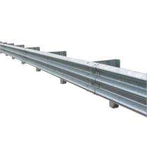 MECHTECH Thrie Beam Metal Crash Barrier Galvanized Steel 318 mm_0