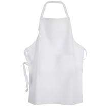 Cotton 120 gsm Aprons M White_0
