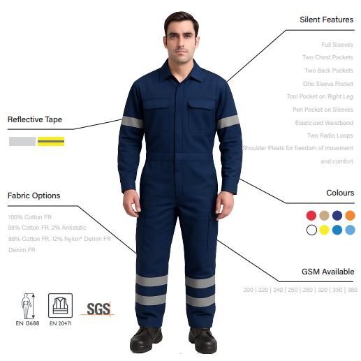 BM Full Sleeves FR Cotton Safety Suit_1