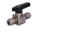 Bullion 100 mm Manual Incoloy Ball Valves Compression Tube End_0