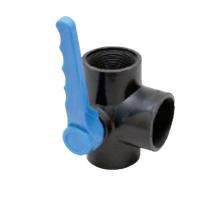 Dynamic 15 mm Three Way Polypropylene Ball Valves Threaded_0
