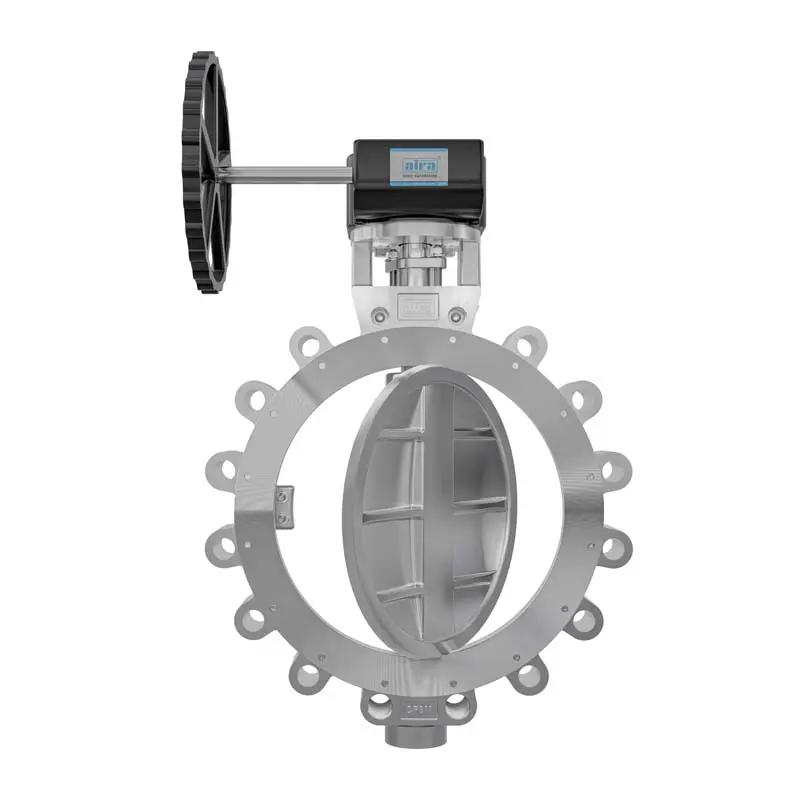 AIRA 40 - 1200 mm Electric CF8M Butterfly Valve High Performance Double Offset_1