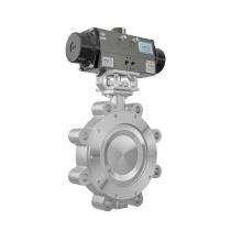 AIRA 40 - 1200 mm Electric CF8M Butterfly Valve High Performance Double Offset_0