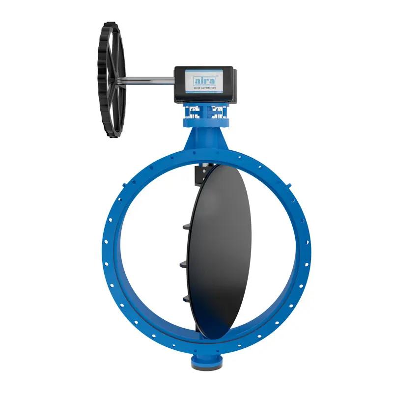 AIRA 300 - 3500 mm Electric Stainless Steel Butterfly Valve Double Offset Damper_1