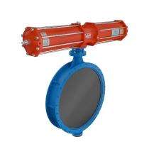 AIRA 300 - 3500 mm Electric Stainless Steel Butterfly Valve Double Offset Damper_0