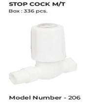 Pearl 15 mm PVC Taps Polished Wall Mounted Stop Cock M/T_0