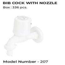 Pearl 15 mm PVC Taps Polished Wall Mounted Nozzle Cock_0