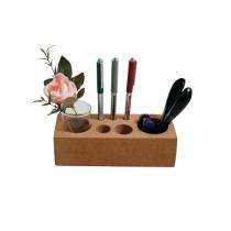 Cork Brown Holder Pen Stand_0