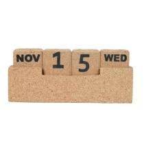 Cork Brown Holder Pen Stand_0