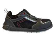 PERF Lion ESD S1 P SRC, ESD Leather Steel Toe Safety Shoes Black_0