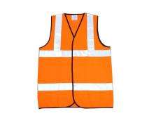 Polyester Safety Jackets XL Reflective Orange_0