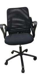 PRECHEN Revolving Black 985 x 635 x 605 mm Steel Office Chairs_0