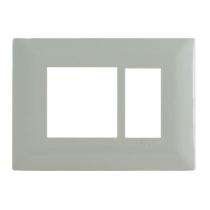 Schneider Electric P0703_NN 3 M Grey Modular Switch Plate Cover_0