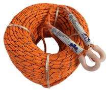 Aviraz Nylon Climbing 10.5 mm Ropes Orange 23 kN_0