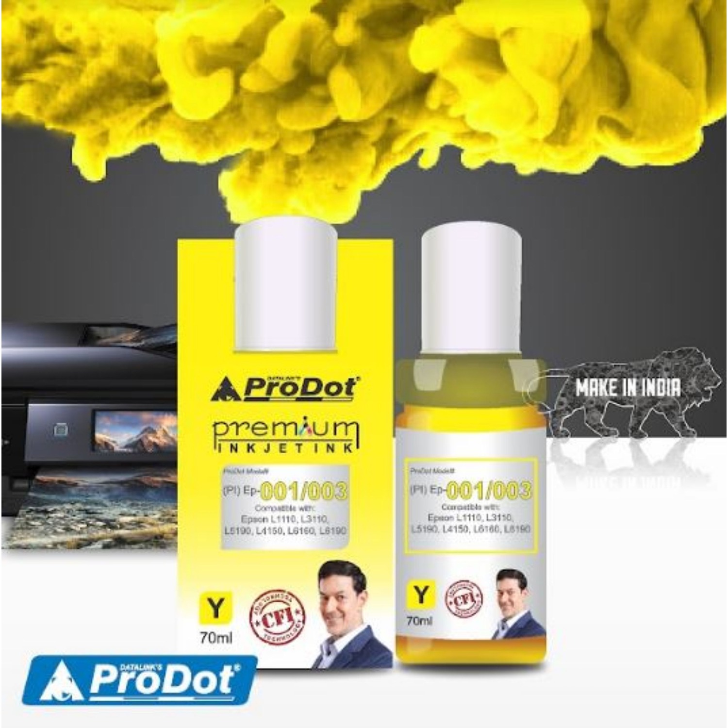 ProDot Yellow Epson 70 g Ink Printer Cartridge Consumable_1