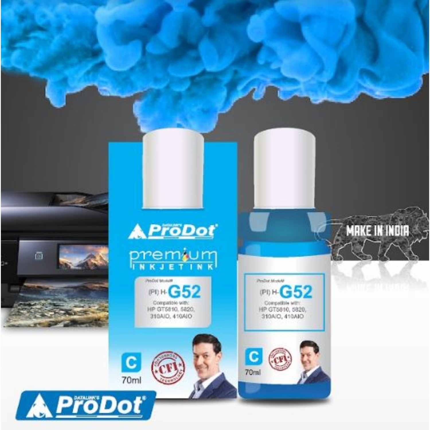 ProDot Cyan HP 70 g Ink Printer Cartridge Consumable_1