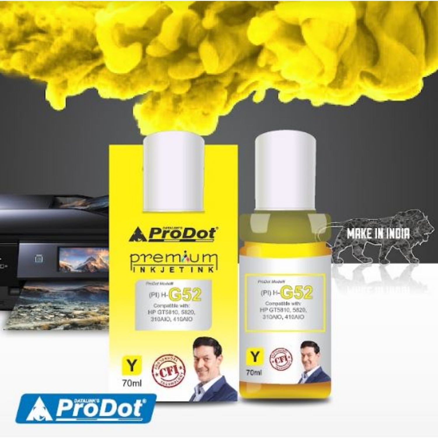 ProDot Yellow HP 70 g Ink Printer Cartridge Consumable_1