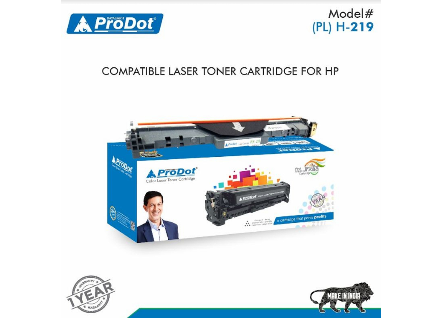 ProDot Black Laser Toner HP, Canon CF219A, CRG 049 Compatible Ink Cartridge_1