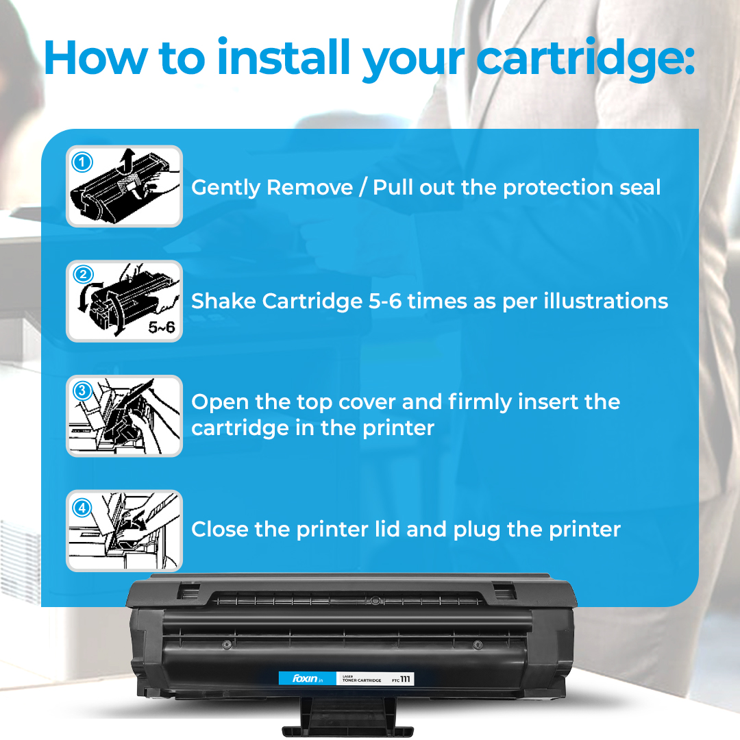 Foxin Black Toner SAMSUNG D111S Compatible Ink Cartridge_2