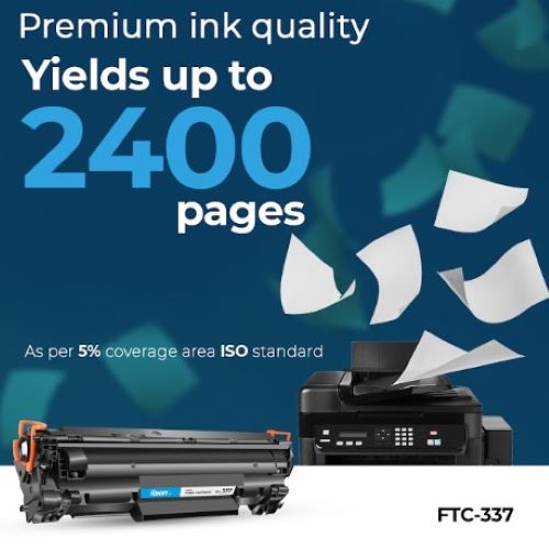 Foxin Black Toner Canon CRG 337 Compatible Ink Cartridge_1