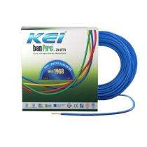 KEI 1 sqmm banFire ZHFR Electric Wire Blue 180 m_0