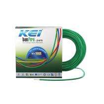 KEI 1 sqmm banFire ZHFR Electric Wire Green 90 m_0