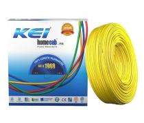 KEI 1.5 sqmm homecab FR Electric Wire Yellow 180 m_0