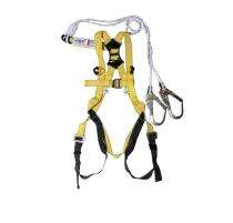 HMP Polyester Full Body Double Rope Scaffold Hook Safety Harness L_0