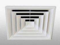 Decent 300 x 300 mm 360 deg Ceiling Diffuser D-1 Square_0