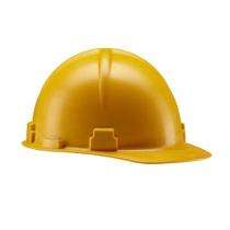 Udyogi ABS Yellow Non Ventilated Safety Helmets_0