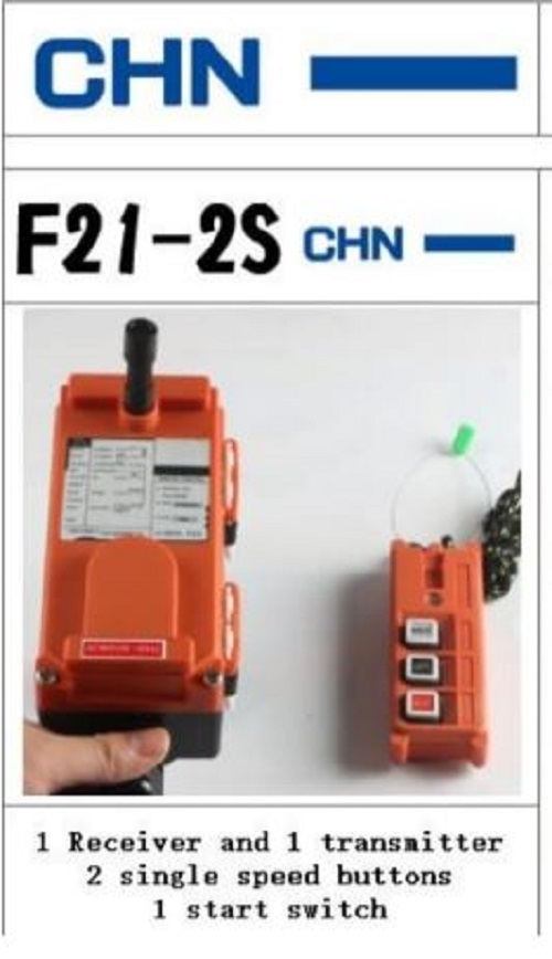 CHN F21- 2S 3 Buttons 100 m Industrial Wireless Remote Controller_1