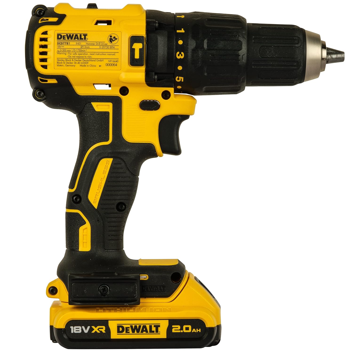 DEWALT 1.5 - 38 mm Cordless Rotary Hammer Drill DCD7781D2 18 V_1