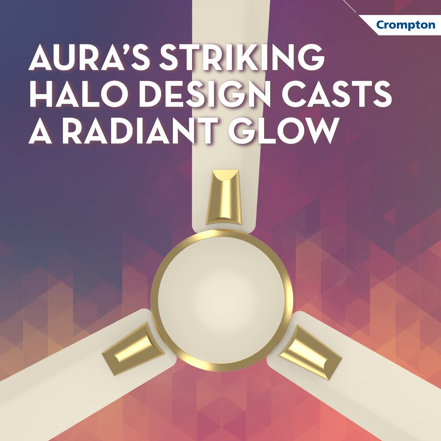 Crompton Aura High Speed 1200 mm 3 Blades 55 W Ivory Deluxe Ceiling Fans_1
