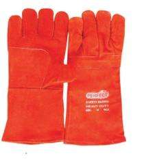 Heat Resistant Leather Safety Gloves 14 inch_0