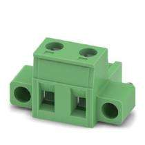 Phoenix 7.62 mm Double Pole Green PCB Connector_0