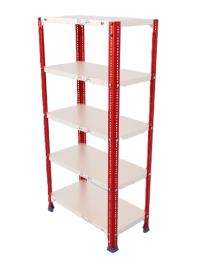 ALIJA Metal Slotted Angle 5 Industrial Racks 121.9 cm 30.5 x 58.4 inch_0