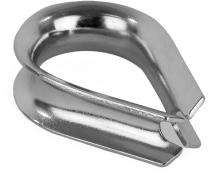 EF 40 mm Standard Wire Rope Thimble Stainless Steel_0