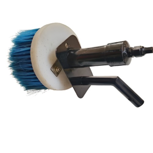 Nylon Solar Panel Cleaning Brush Aluminium Blue and White_2
