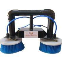 Nylon Solar Panel Cleaning Brush Aluminium Blue and White_0