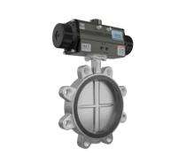 AIRA 25 mm Electric Cast Iron Butterfly Valve Rubber Lined Centric_0