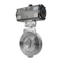 AIRA 80 mm Electric CF8 Butterfly Valve Double Offset Rubber Seated_0