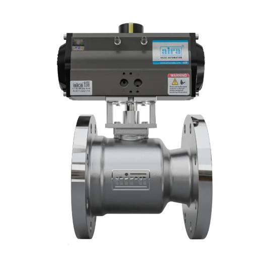 AIRA 1/2 - 6 inch Actuator CF8, CF8M, WCB, CF3M, DUPLEX Ball Valves Flanged End Single Piece_1